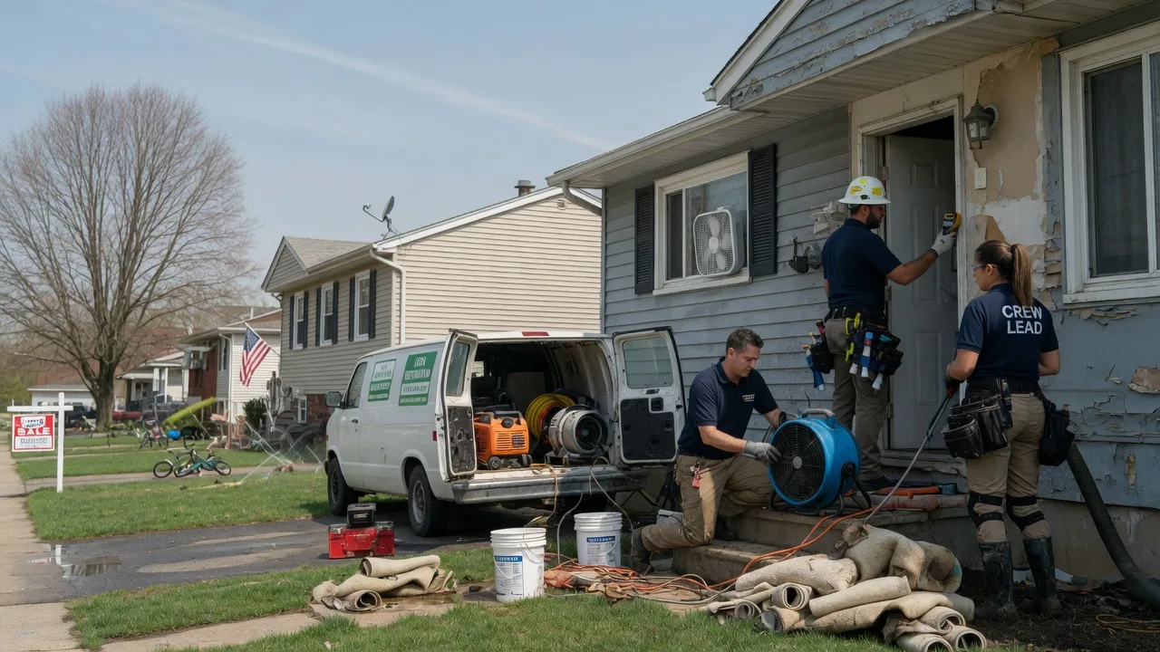 Flood Cleanup in Browns Mills, NJ near me